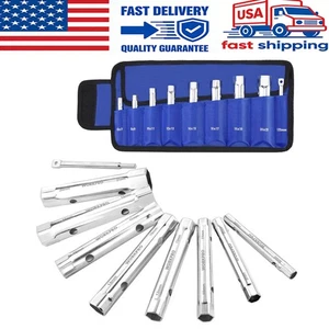9-Piece Set de clé de douche avec poignée de barre pour baignoire & Suppression de la douche