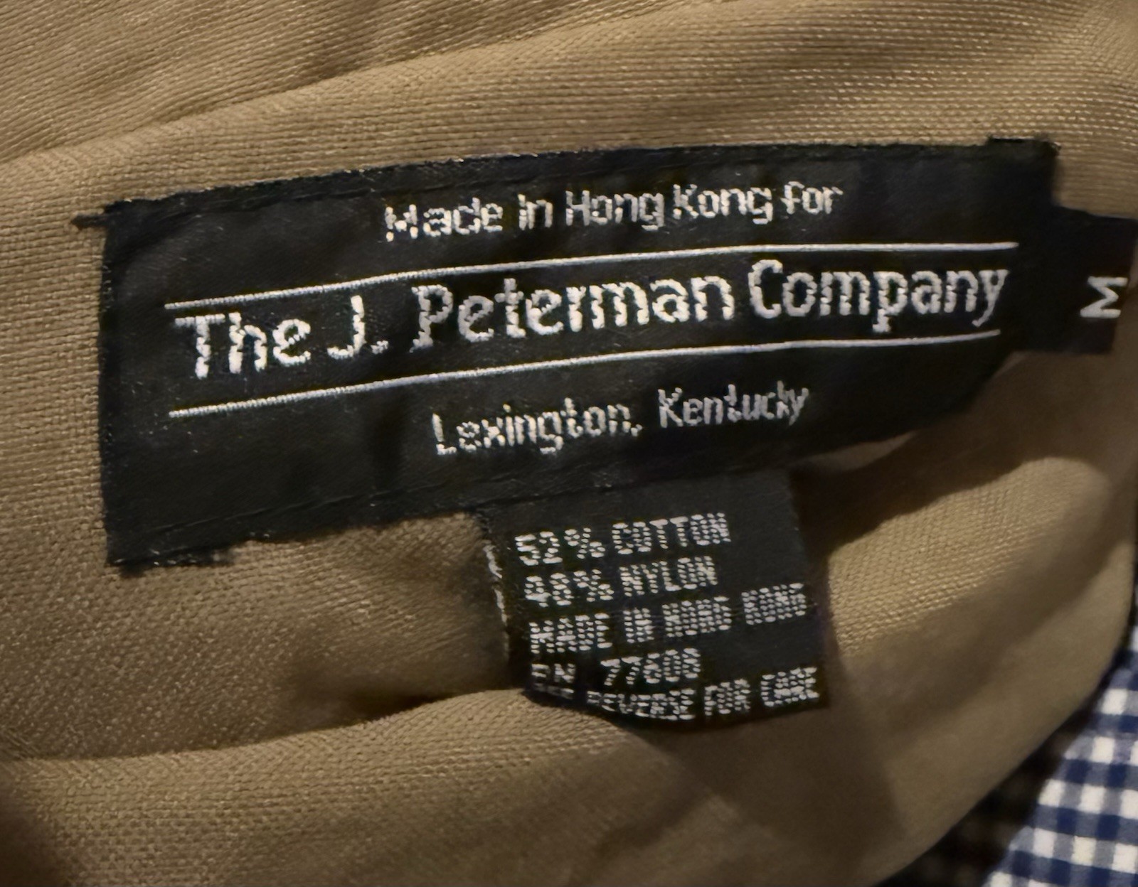 Vintage The J. Peterman Company Reversable Jacket Parka Coat Men’s Medium