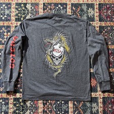 90s Y2k Gotcha Graphic Dragon Print Long Slee...