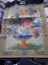 Dmc Blue Vase Tapestry Canvas