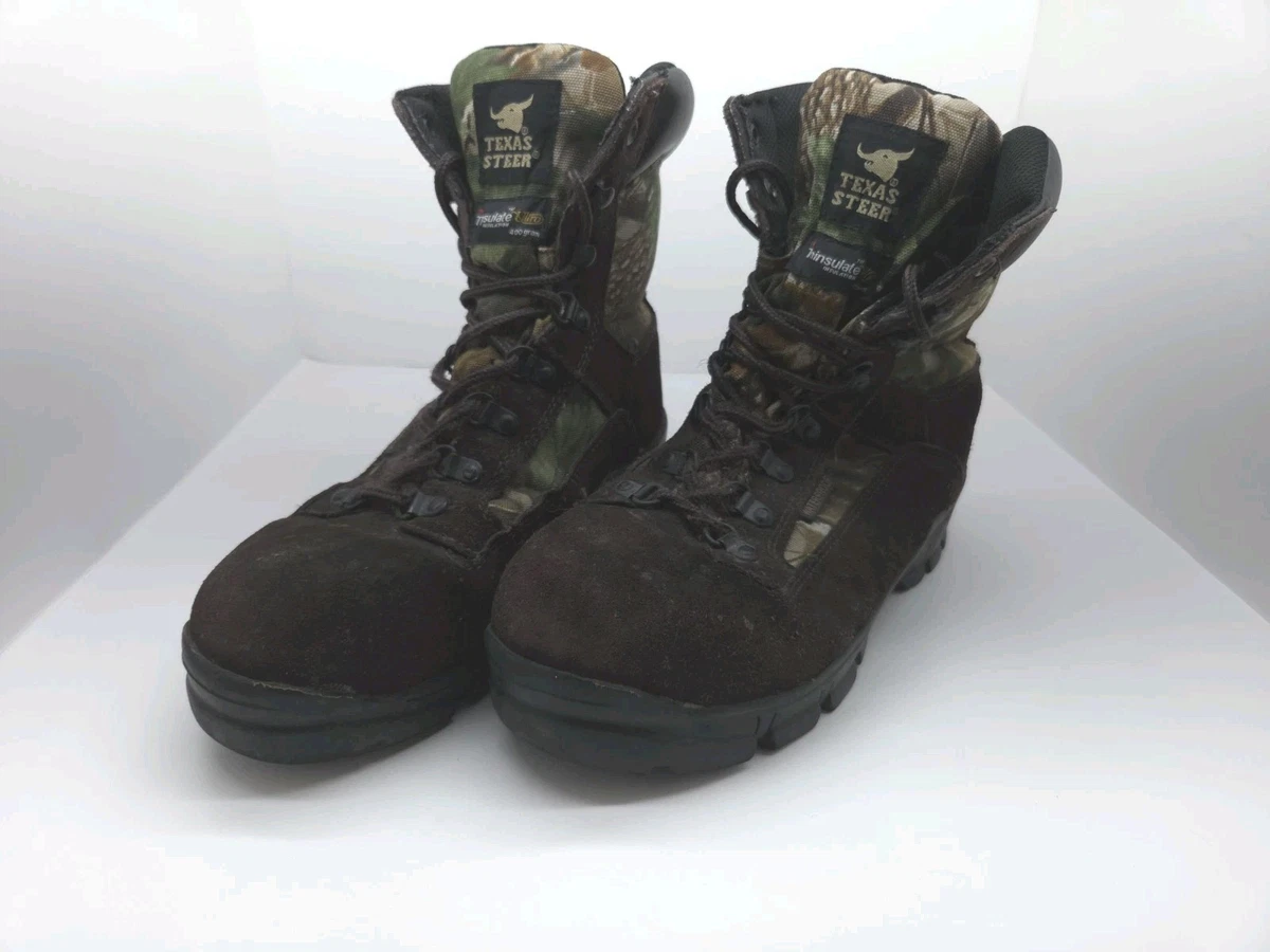 Texas Steer Brown Leather Boots for Men for Sale | Shop New 