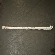 McDonald's Original Plastic Straw ©2016 White with Red Logo