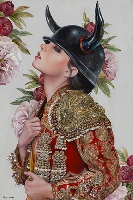 Brian M. Viveros, LONELY BULL 2022 Print 