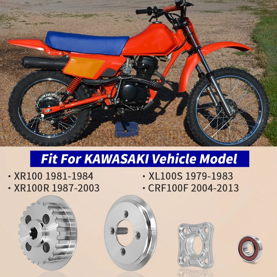 Kit de placa de buje de embrague central con junta de cubierta para Honda CRF100F XR100R XL100S Foto 3 de 4