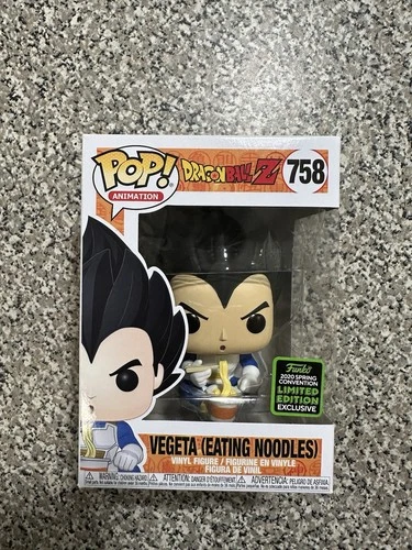 Funko Pop! Dragon Ball Z: Vegeta Eating Noodles #758 2020 Spring Convention
