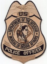 BUREAU OF INDIAN AFFAIRS TRIBAL POLICE PATCH