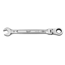 Milwaukee Tool 22mm Flex Head Ratcheting Combination Wrench