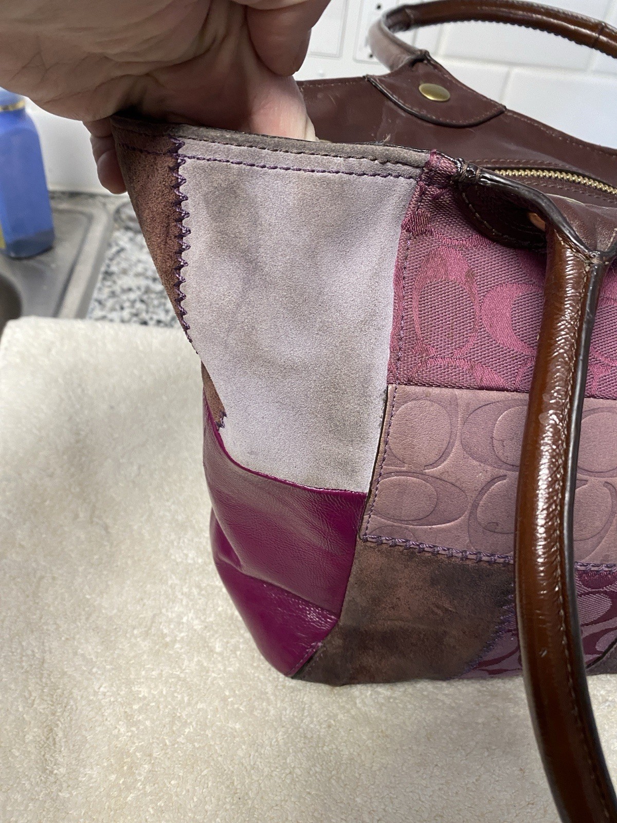 Coach Patchwork Tote Bag - image 2