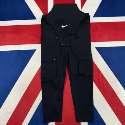 Nike Double Swoosh Overalls Bib Pants L | eBay
