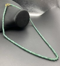 Video Certified Natural A Jade Jadeite Circle Bead Necklace 23 inches 420301