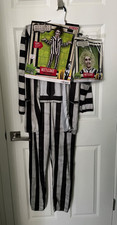 Beetlejuice Child Costume Large 10-12 Wig Included New Tags Rubies Brand Target