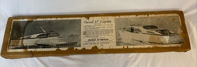 Vintage Dumas 42  Owen s Flagship Boat Kit - 26  Model Open Box 