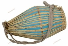 South Indian Musical Instrument Pakhawaj Khol Percussion Mridangam With Bag