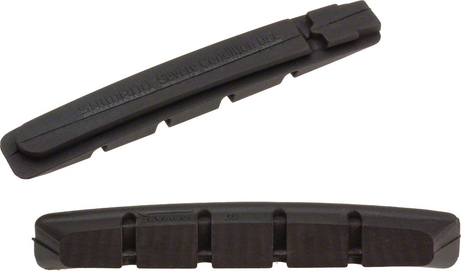 Пара V-образных тормозных колодок Shimano M70R2 в тяжелом состоянии 2090₽