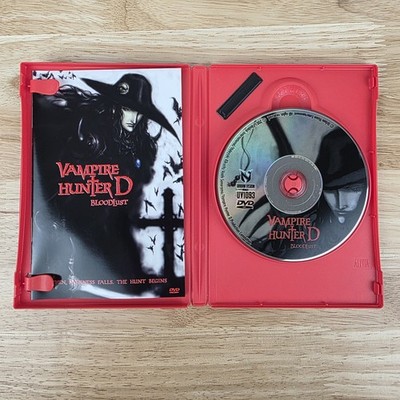 Vampire Hunter D: Bloodlust (DVD, Urban Vision) Complete w