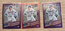 2026 Panini Prizm Stars & Stripes Grady Emerson Disco Purple #'d /99 + #'d /199