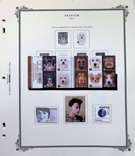 Belgium Modern Collection On Scott Album Pages 2014 Mixed MNH MH