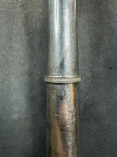 2g VTG Sterling Silver 925 CZ Ring Size 7 Jewelry Lot W