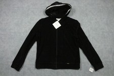 St John Sport Hoodie Womens Petite Black Velv...