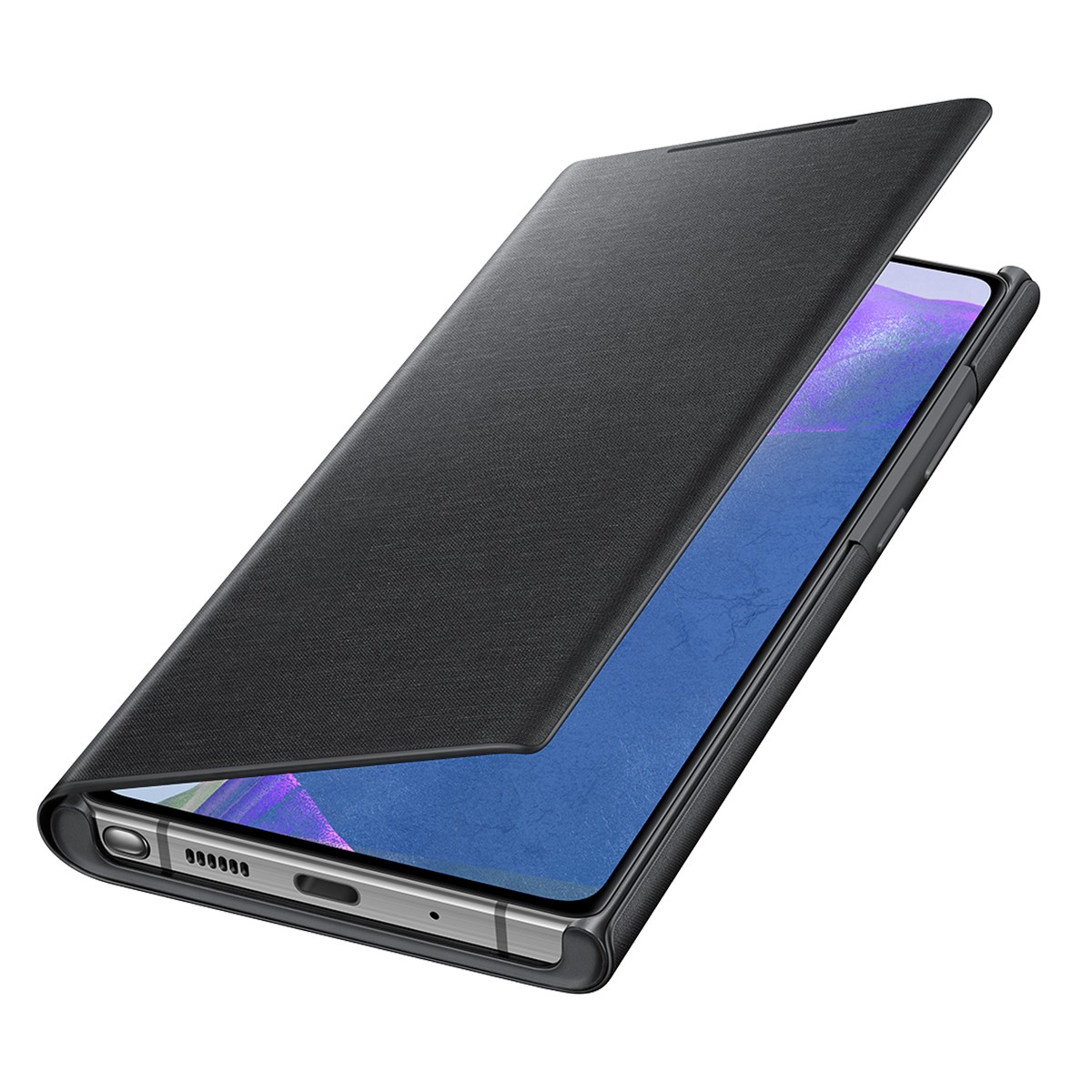 Etui à LED pliante pour Galaxy Note20 housse portefeuille active grise - 3
