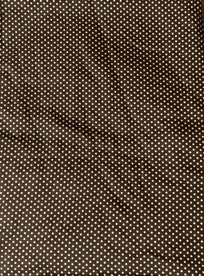 Tiddliwinks Reversible Baby Security Blanket Polka Dot Brown White Circle Lovey - Image 4 of 4