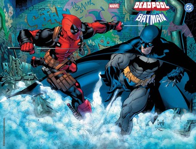 DEADPOOL/BATMAN #1 (GREG CAPULLO WRAPAROUND VARIANT)(2025) COMIC ~ MARVEL/DC