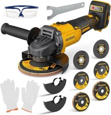 Cordless Angle Grinder 4-1/2" Electric Grinder Tool for Cutting(Tool Only)