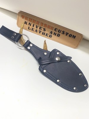 Custom THICK Leather {KABAR-BECKER-BK-2/ BK-82-Universal Knife Sheath-USA