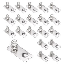 20Pcs Battery Spring Brass Contact 26 x 12mm Positive Negative Bipolar