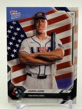 2026 Topps Now Team USA Aaron Judge #USA 01 Yankees World Baseball Classic WBC