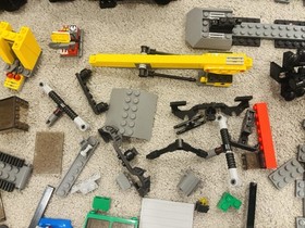 Lego 7897 & 7898 Mixed Parts & Pieces City Passenger Train Cargo Train Track