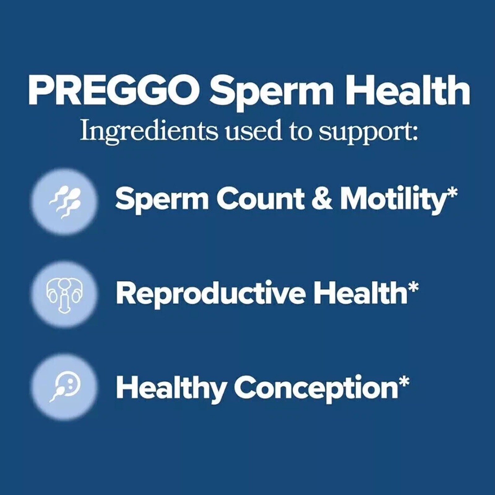 1 PCS PREGGO O-Positive Sperm Health Boost Capsules – 60 Count, US Made