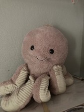 JUMBO Octopus Plush Giant 30 inch Pink Stuffed Sea Animal Toy Big Eyes