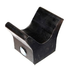 1 Bugschutz Keil mit Metallhülse Bugpuffer Bughalter Gummikeil Boot Anhänger Neu