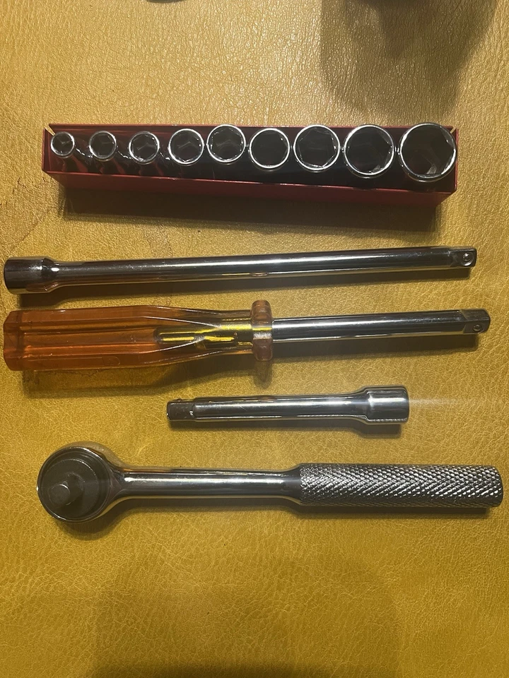 Wright Socket Wrench Set. 1/4”sae with 14 pieces. - Image 3 of 3