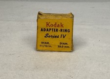 VINTAGE KODAK 18MM 11/16in. SERIES IV ADAPTER RING OPEN BOX