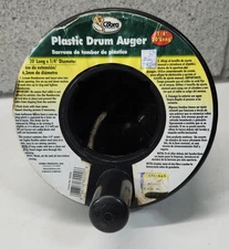 Cobra Products Plastic Drum Auger 1/4" X 20' Cable