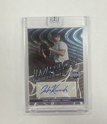 2023 Panini Elite Extra Edition Impact Impressions Josh Kasevich #II-JKH(AU, RC)