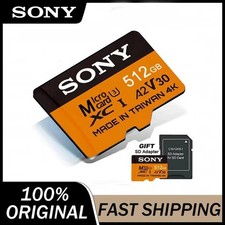 SONY Micro SD Card 2TB 512GB 256GB 128GB TF Memory Card Extreme 1TB U3 4K High