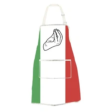 Italian Kitchen Apron Waterproof Cooking Apron with Pockets Gift for Cooks