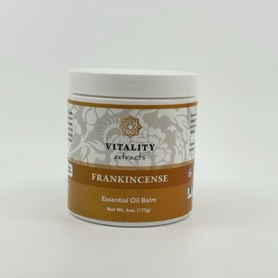 Vitality Extracts FRANKINCENSE - Essential Oil BALM - 6 oz / 170g NEW