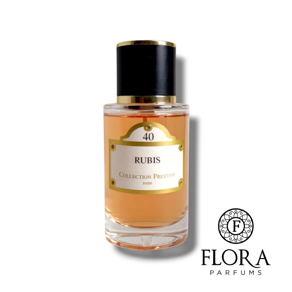 Eau de parfum Rubis N°40 Collection Prestige un sillage de luxe 50ml