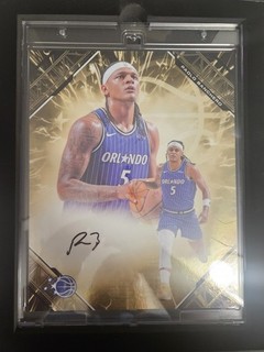 FANATICS UNDER WRAPS EMANATE GOLD AUTO PAOLO BANCHERO /50 MAGIC OVERSIZED