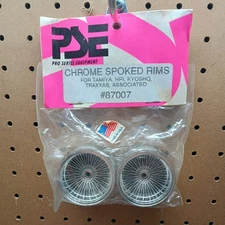 Parma PSE CHROME SPOKED RIMS 87007 New Old Stock Hard To Find 12mm Hex
