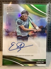 2025 Topps Chrome Tennis Emilio Nava Autograph Refractor 53/99