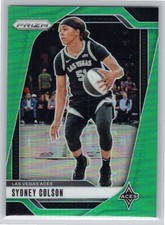 2024 Panini Prizm WNBA #73 Sydney Colson Green Prizms Las Vegas Aces