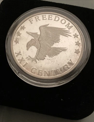 Y2K 2000 Freedom XXI 21st Century 1oz .999 Fine Silver Round