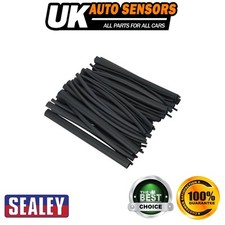 Image of Sealey Adhesive Lined Heat Shrink Tubing Assortment 200mm 72pc Black HSTAL72B