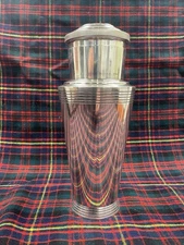 Deco Cocktail Shaker Designed by Kieth Murray / Mappin & Webb London England VTG