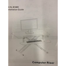 Flexispot Standing Desk 31" RUSTIC COLOR Office Desk Keyboard Tray SEE DETAILS